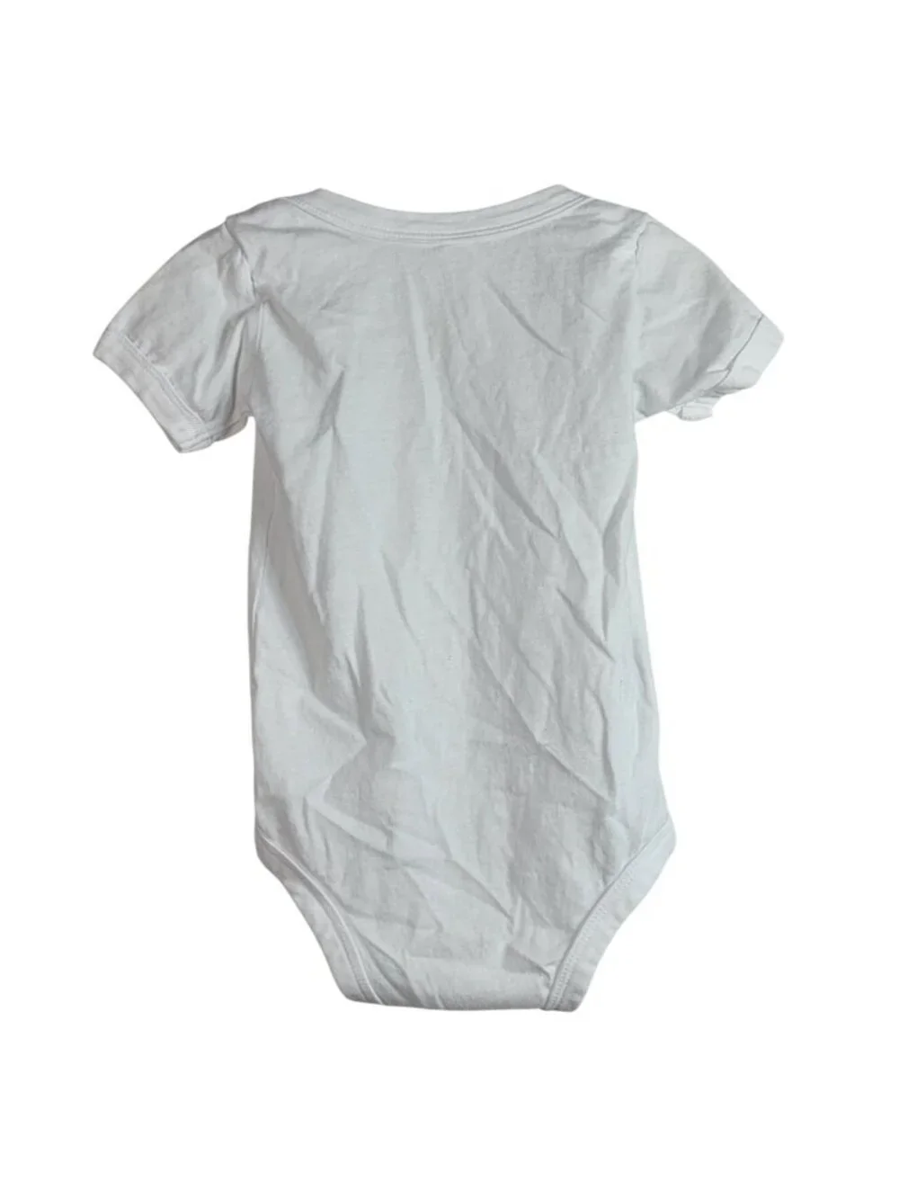 Bella+Canvas Kids Georgia Bulldog Bodysuit White 12-18M Jersey Snaps 100% Cotton